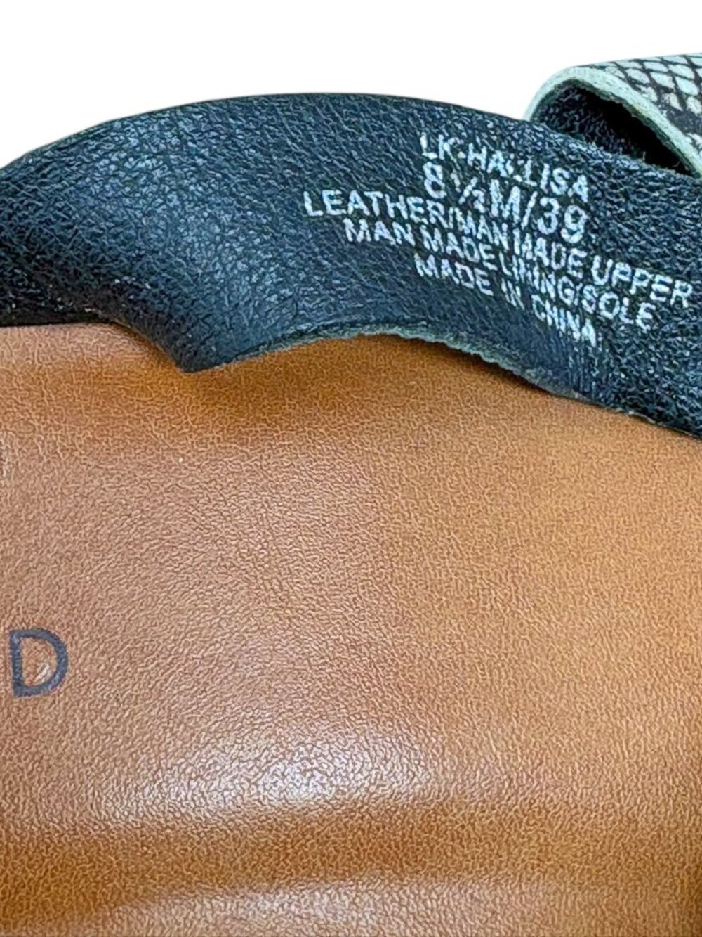 LUCKY BRAND Hallisa Fossilized Multi Band Slide Sandals - Picture 4 of 9